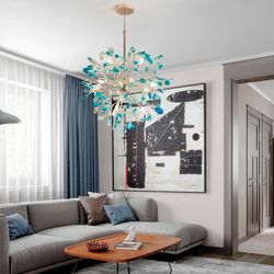 Потолочная Люстра Agate 8 L12 Multicolor By Imperiumloft