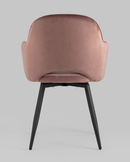 Стул Венера вращающийся, велюр пыльно-розовый NP