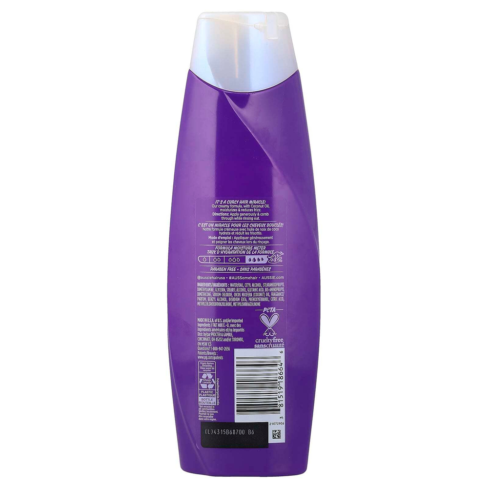Aussie, Miracle Curls, кондиционер с кокосовым маслом, 360 мл (12,1 жидк. унции)