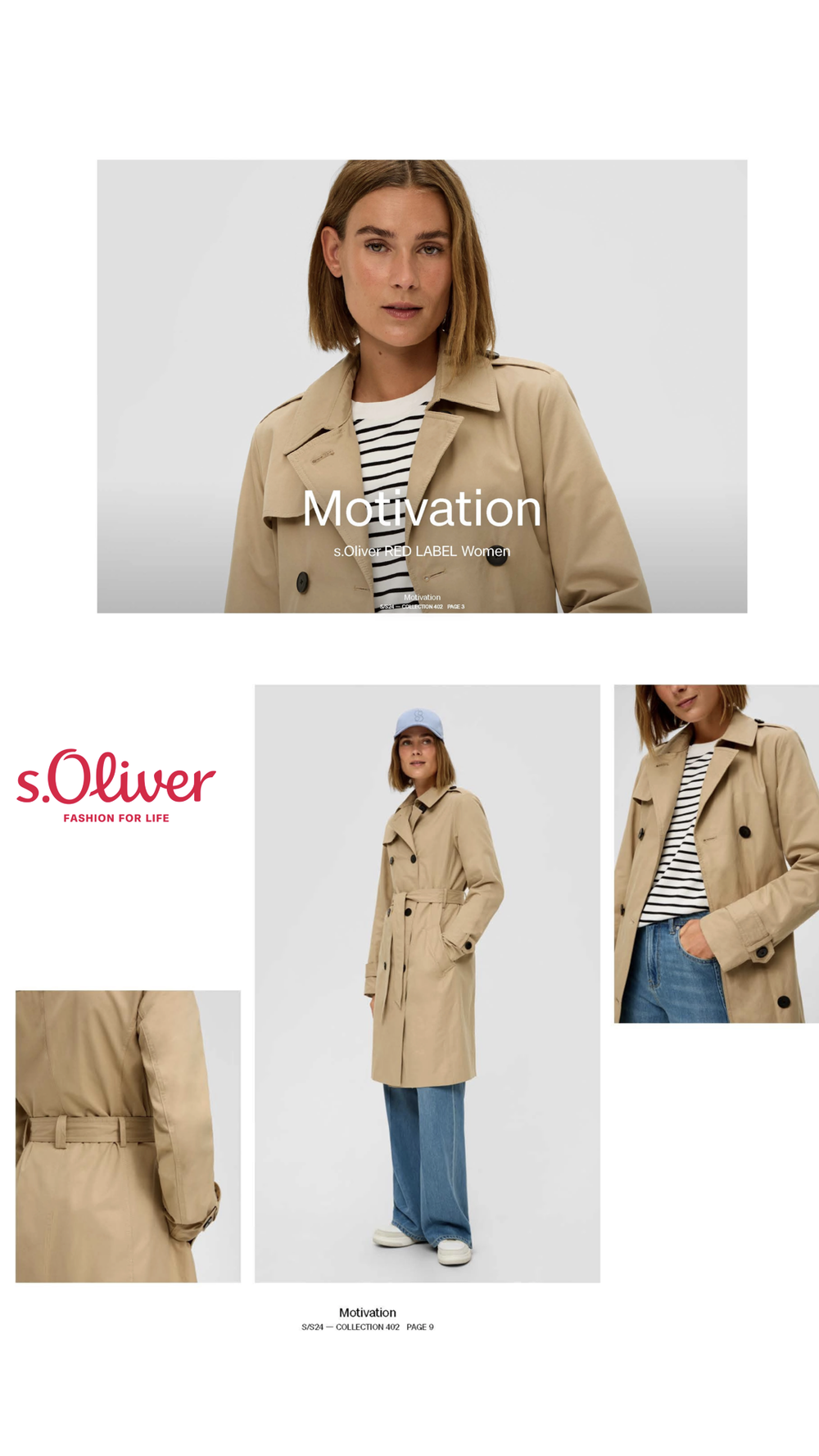 Плащ Trench s. Oliver RED LABEL