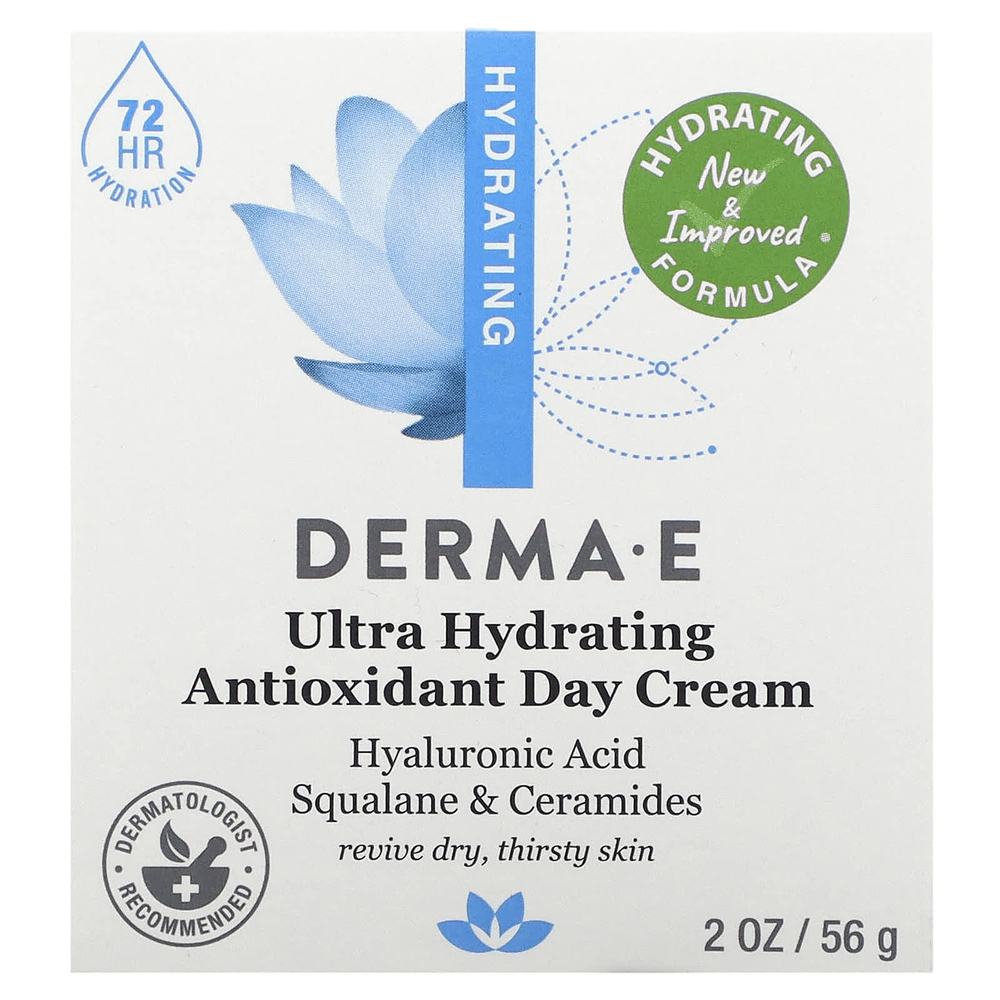 DERMA E, увлажняющий дневной крем, 56 г (2 унции)
