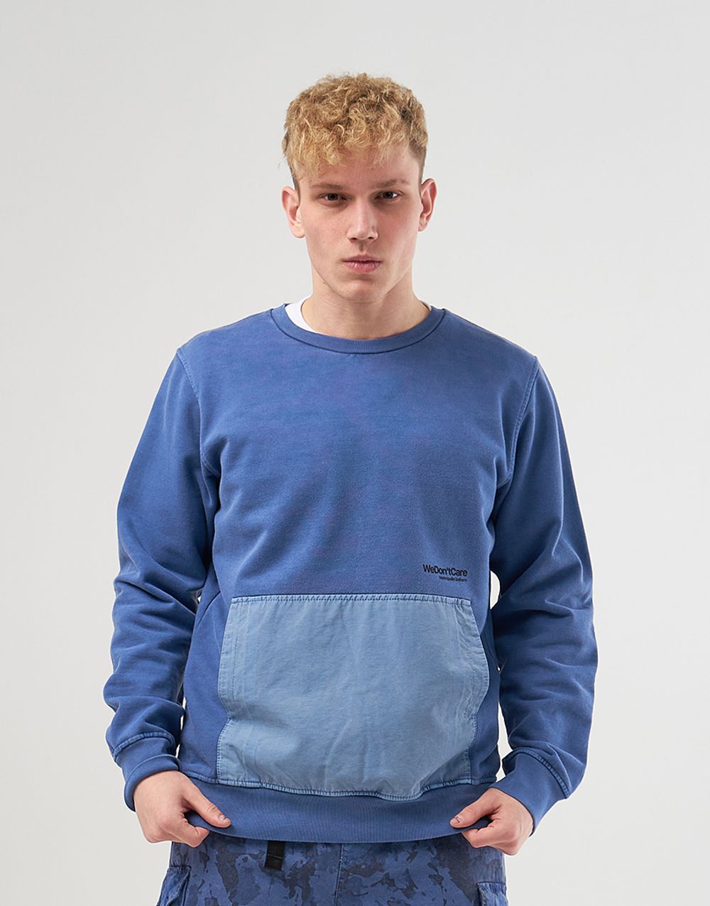 Толстовка We Don’t Care GD Sweatshirt Blue