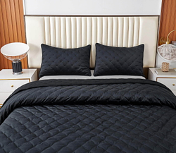 Покрывало 240x260 Sofi De MarkO Лея черное