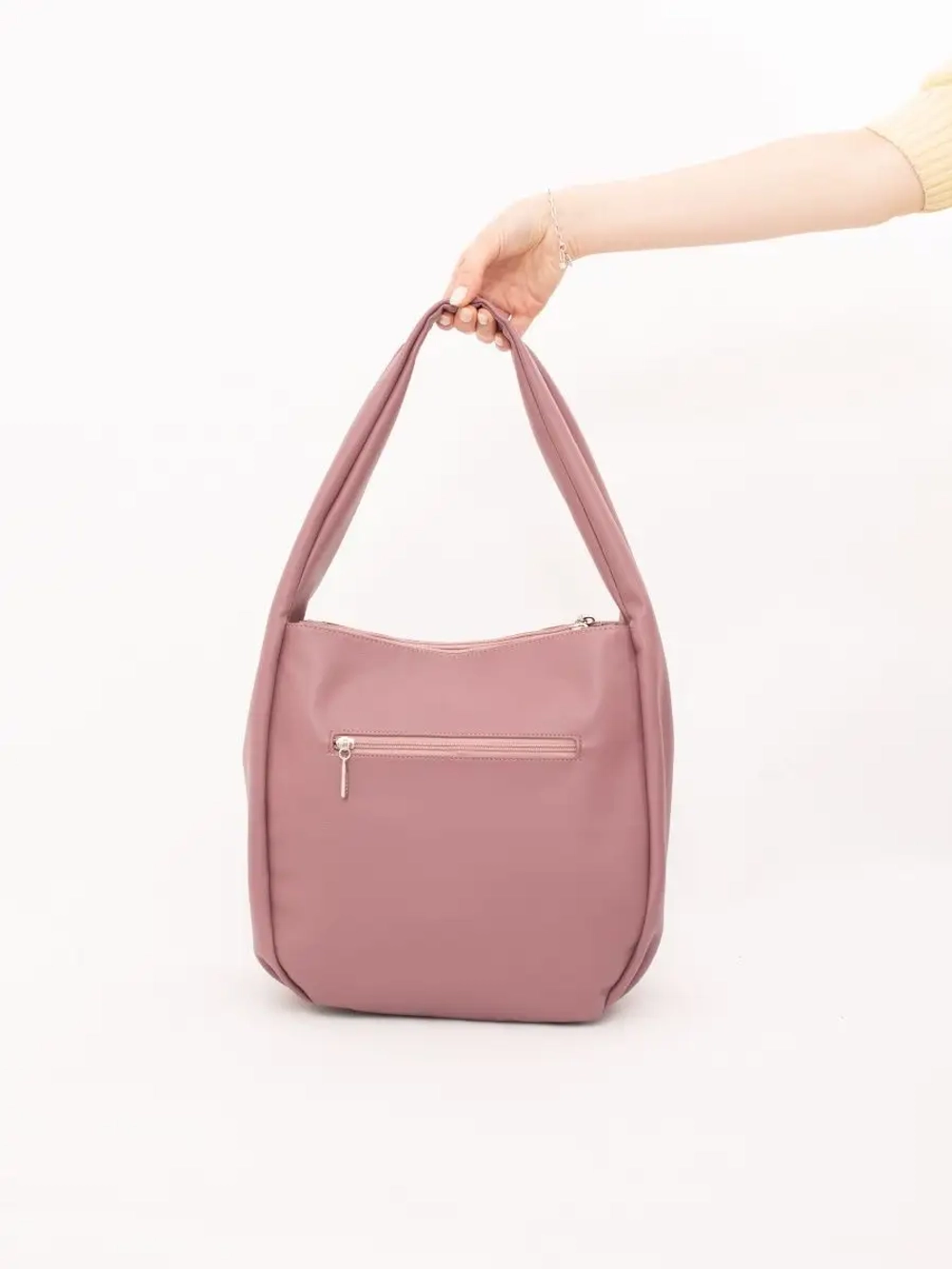 Сумка большая через плечо шоппер мешок