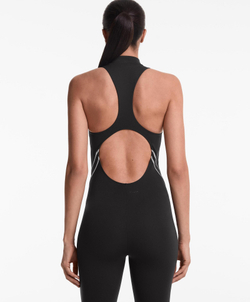 Oysho Длинный комбинезон Compressive, черный