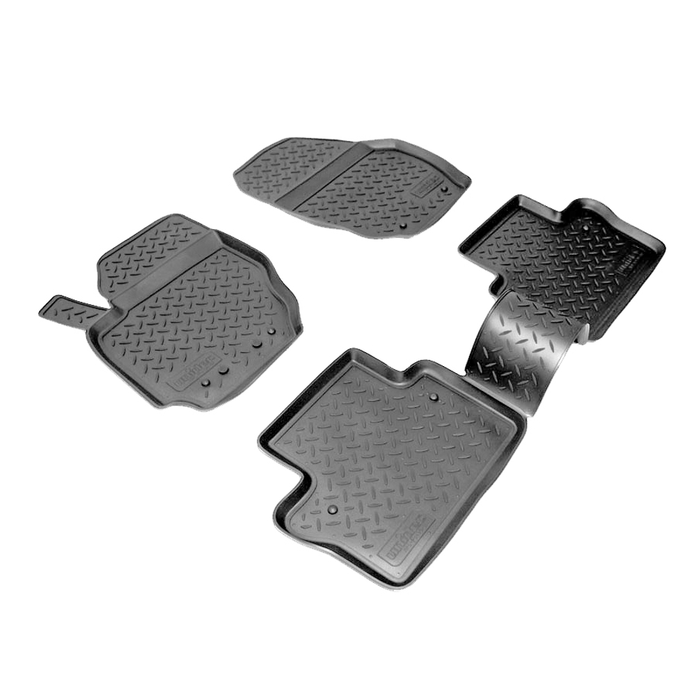 Ковры в салон Norplast/Unidec для Volvo S80 (2006-)Полиуретан,Черный, арт.NPL-Po-96-81