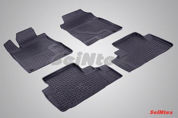 Резиновые коврики в салон Honda CR-V IV (2012-2018) "Высокий борт"