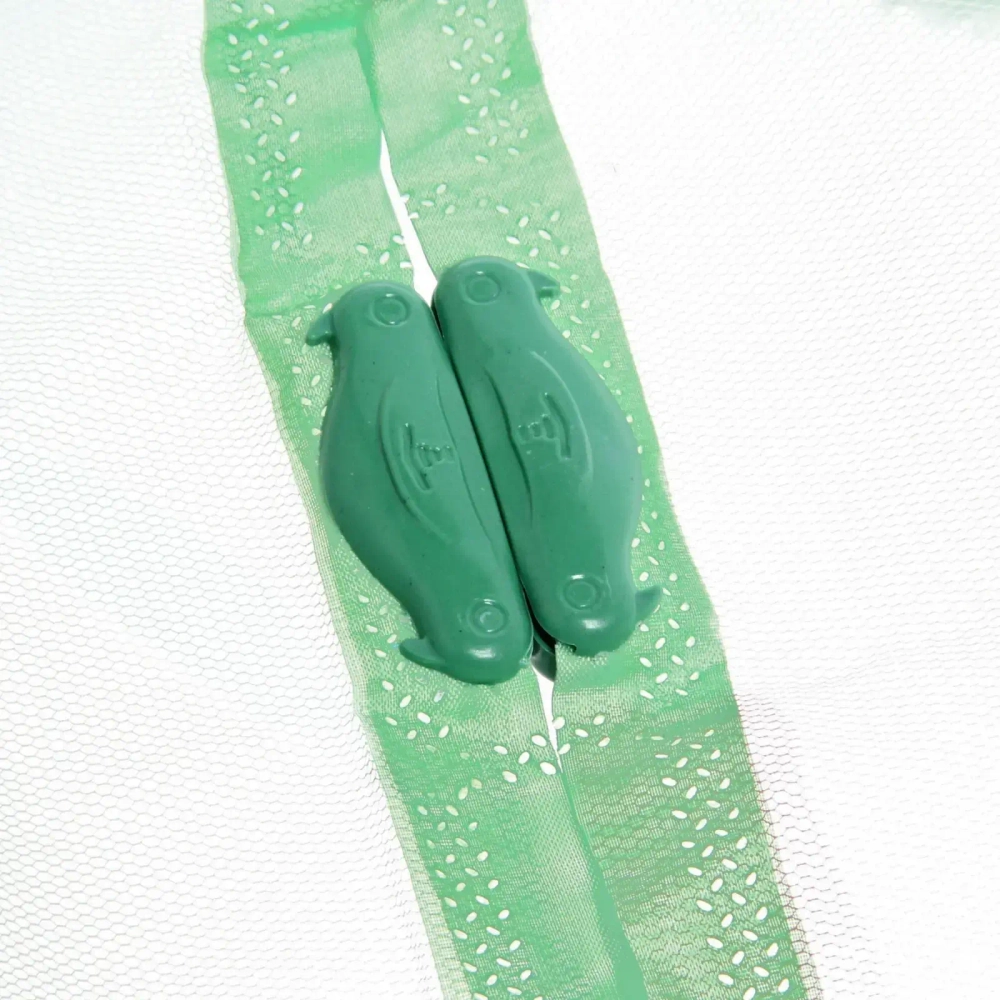 Антимоскитная сетка дверная на магнитах 100*210см «Классическая» зеленая ДоброСад