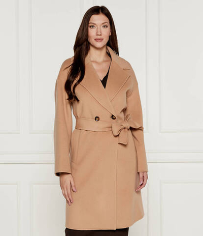 Хлопковое пальто marna Marella - светло-коричневый(30160112)