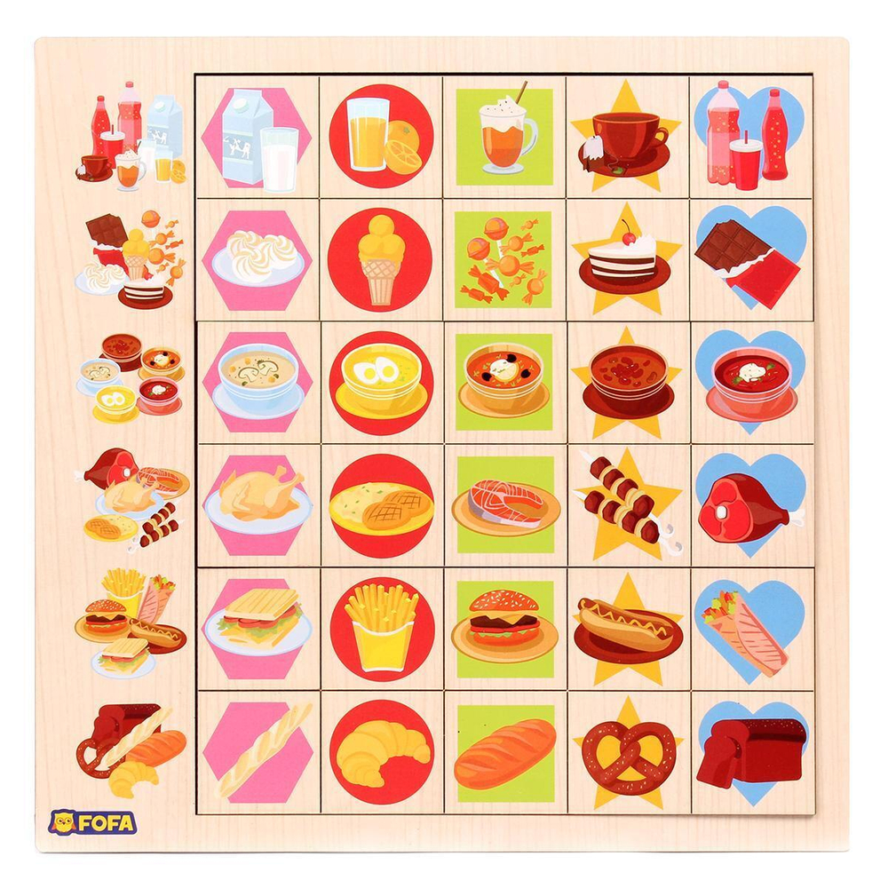 Обучающая доска "Ассоциация "Еда" (FOFA)