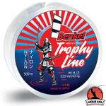 Леска Benkei Trophy Line 500m желтый fluo #4 (0,33mm), 8,6kg