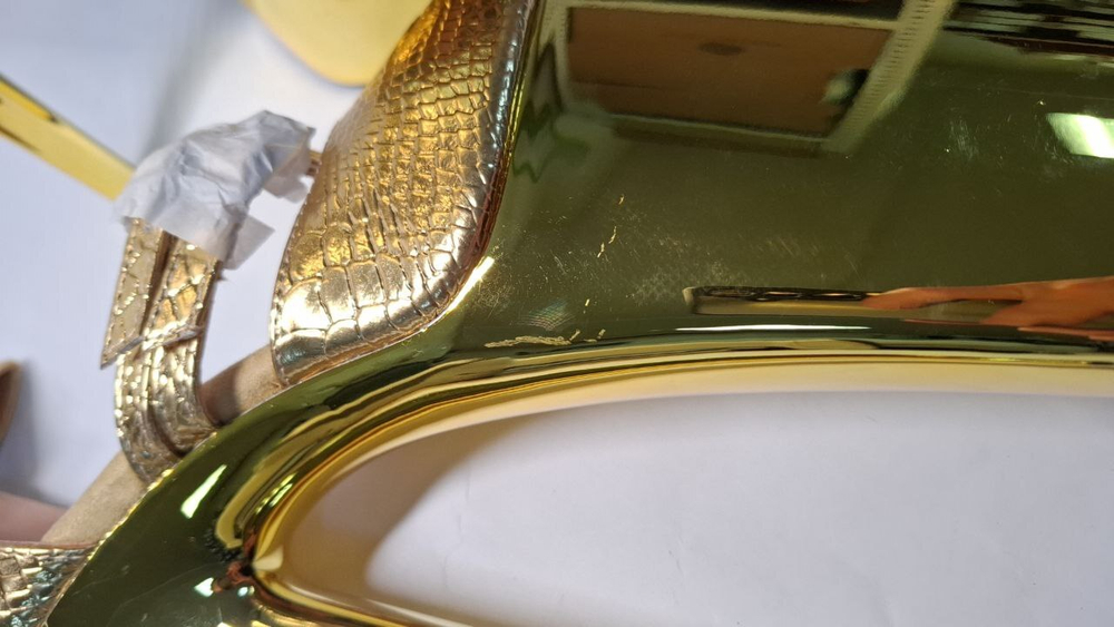 DIANA. Босоножки четверки. Лак - SHDS-030-4-lak-gold-sale36_060