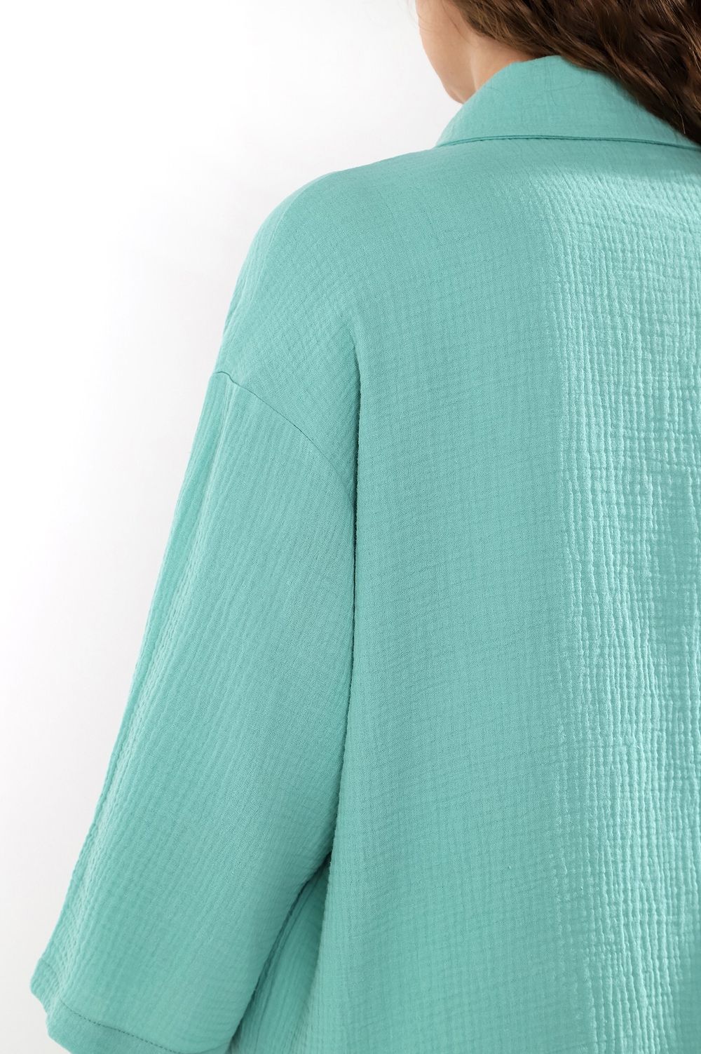 Блузка (рубашка) Виола-3 Виотекс ЗЕЛЁНЫЙ