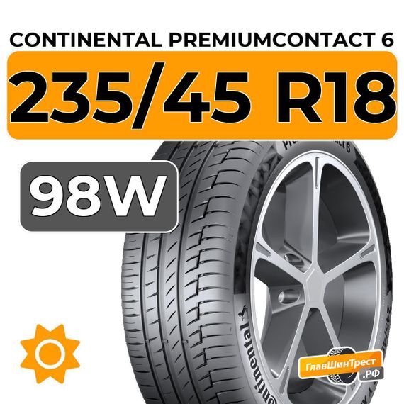 Continental PremiumContact 6 235/45 R18 98W XL