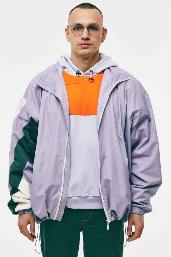 Куртка Ветровка Old School Лиловая - фото 6