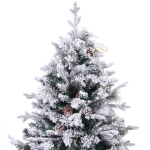 Елка «Заснеженная принцесса» 150 см, ПВХ, леска, резина с белым напылением (559 веток)