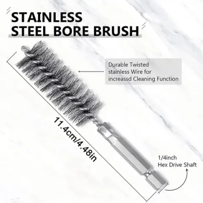 Щетка (ерш) для чистки труб, 1/4 дюйма 1 комплект из 8 штук