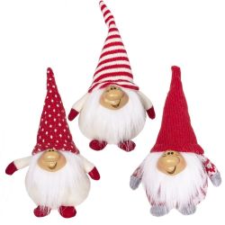 GAEM Игрушка набивная "Гном", L9 W7 H18 см, 3в.