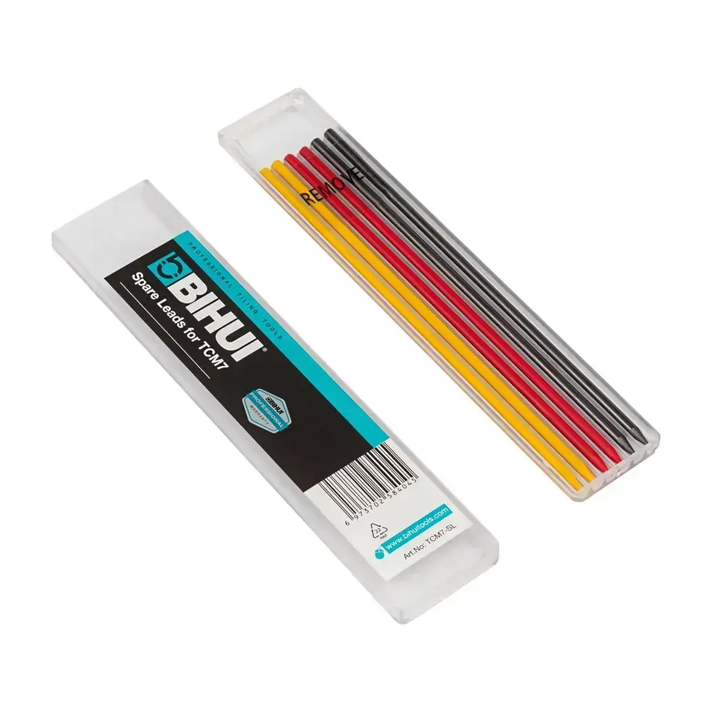 Строительный карандаш BIHUI с встроенной точилкой и комплектом запасных грифелей , арт.TCM7 (оригинал)