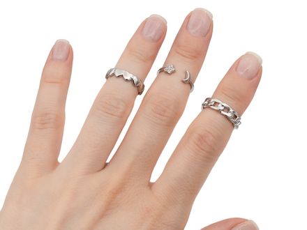 Фаланговое кольцо "Цепь"