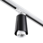 370836 PORT NT22 243 черный Светильник трековый однофазный трехжильный IP20 GU10 9W 220V TULIP
