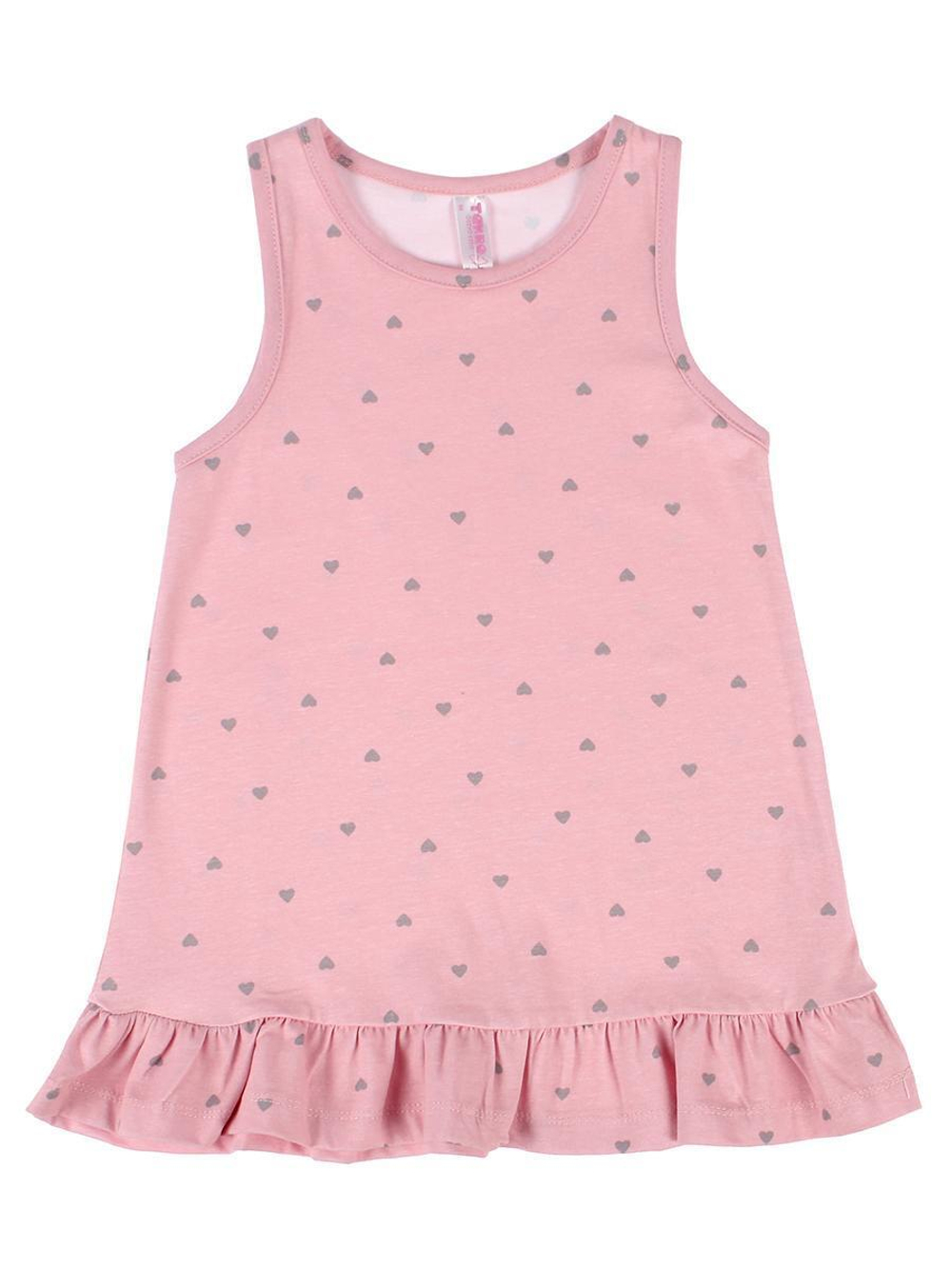 Ночная сорочка р. 110 св.розовый, сердечки M1090KLR-3/6 (Такро)