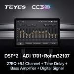 Магнитола для Honda Stepwgn 6 2022+ - Teyes CC3-2K монитор 13", QLED+2K, Android 10, Быстрая, 4G SIM-слот, CarPlay