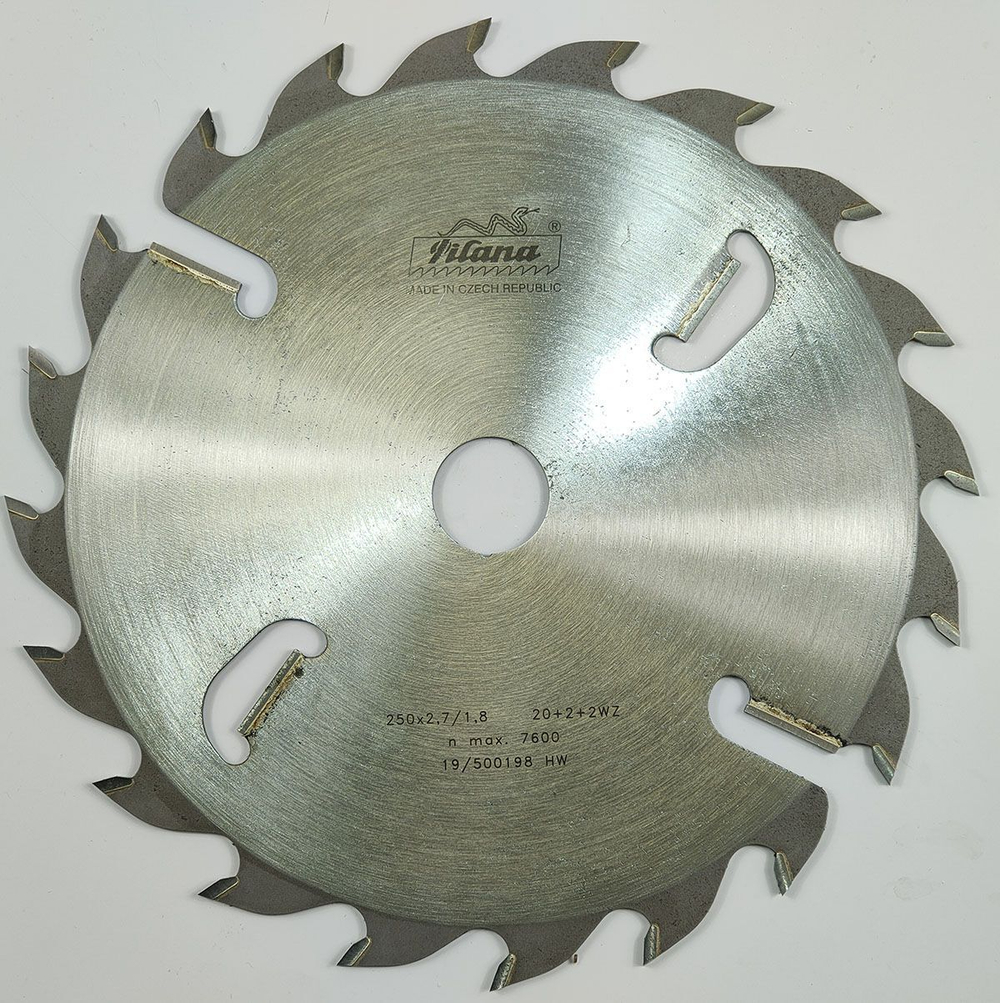 Пила дисковая TCT "Pilana" 250x2.7/1.8x30 z20+4 94 WZ-EFFE