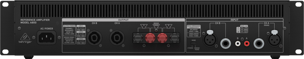 Усилитель мощности BEHRINGER A800