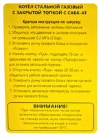 Газовый котел Очаг КСГЗ С 12,5 AT compact (парапетный) Дымоход в комплекте