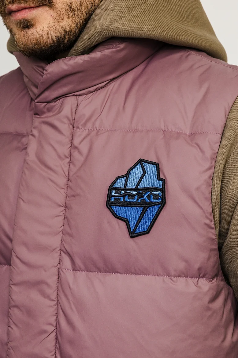 Жилет "НОХО" утеплённый, унисекс, цвет "Лиловая дымка"