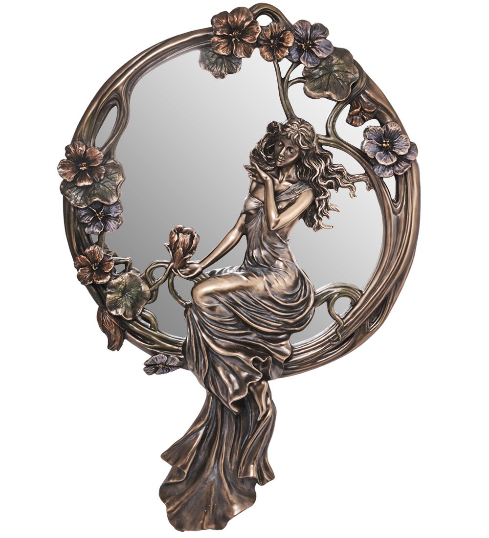 Veronese WS-1467 Настенное зеркало «Девушка» в стиле модерн