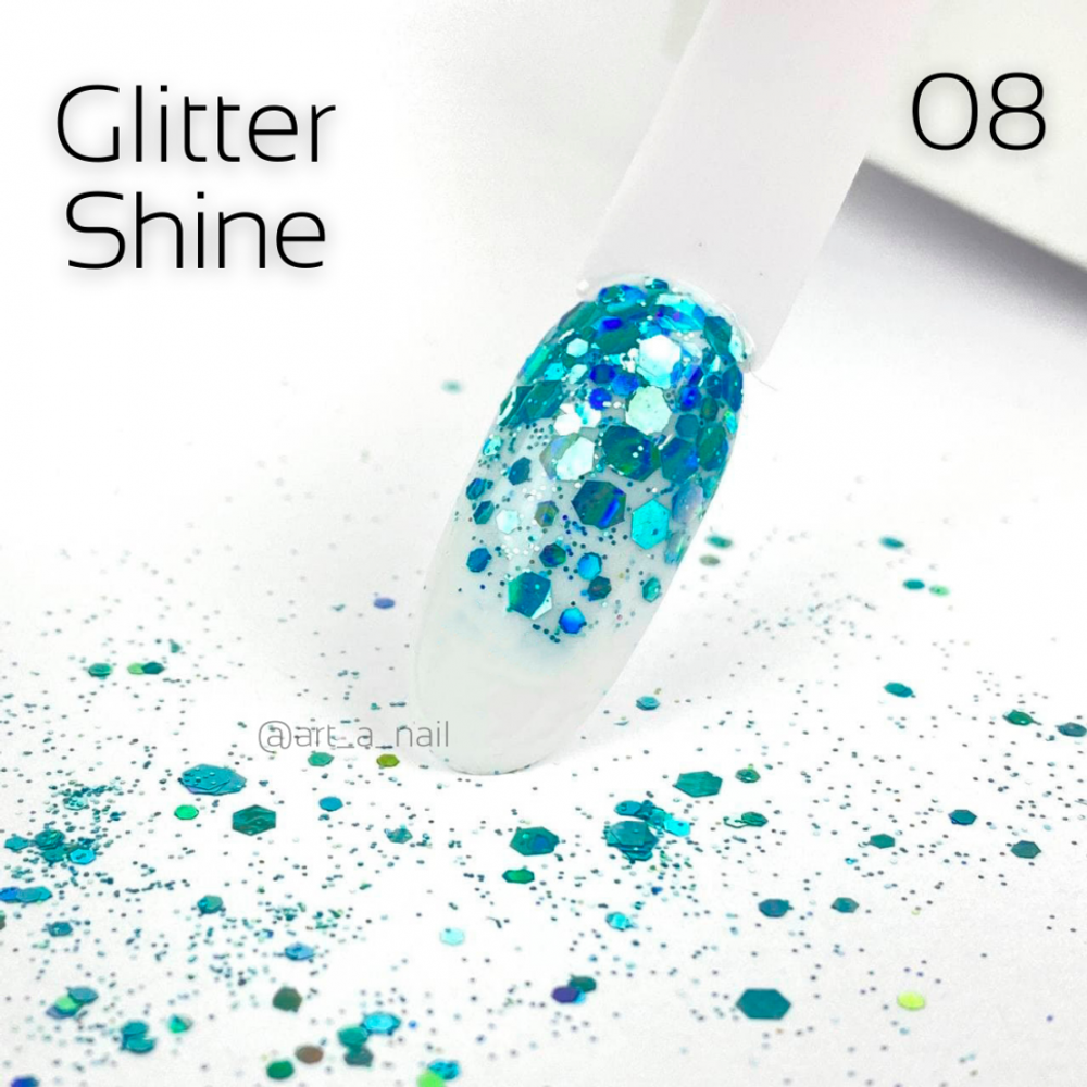 ART-A Глиттер Shine 08