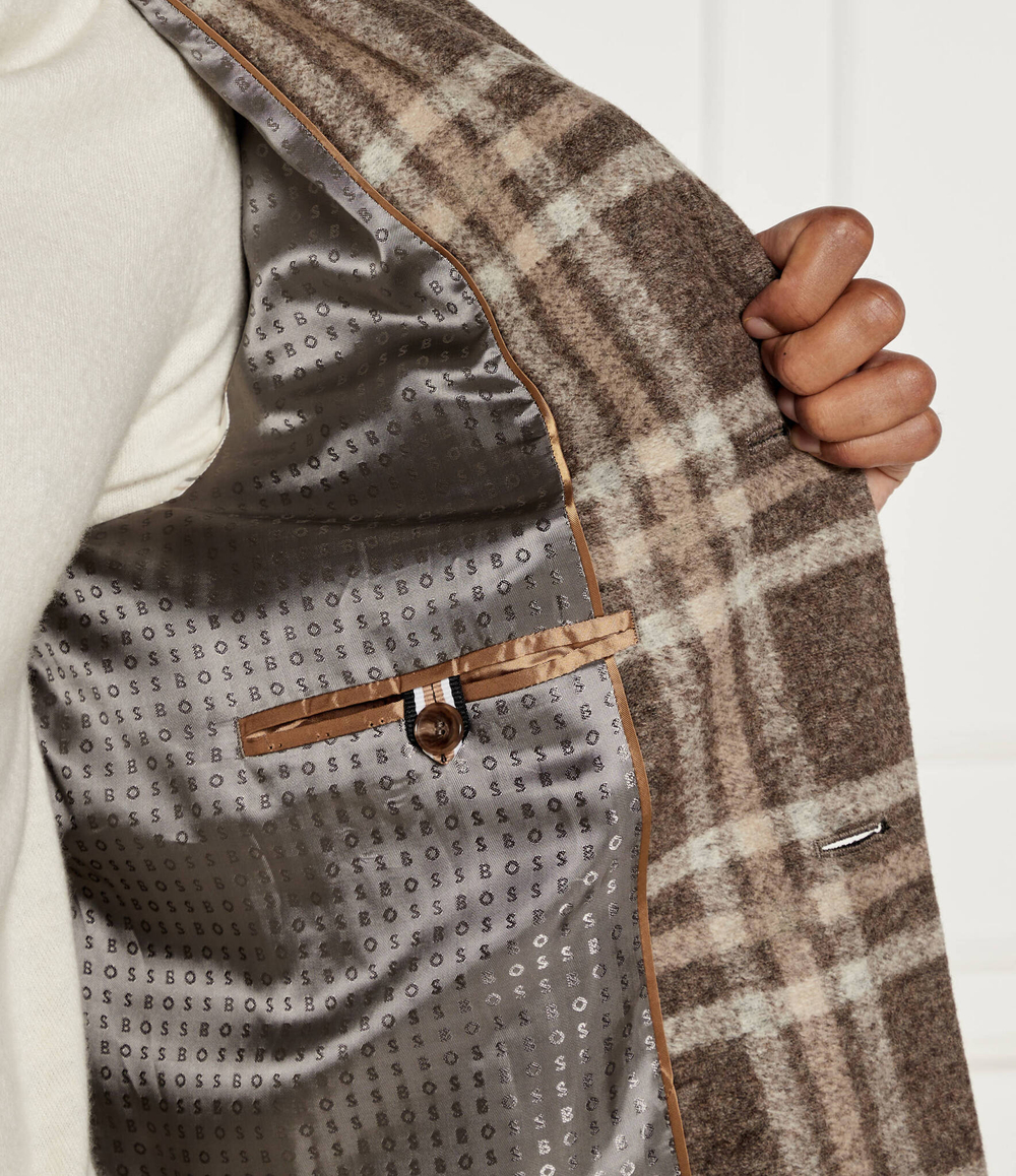 Пальто H-Hyde BOSS BLACK - бежевый(50530276)