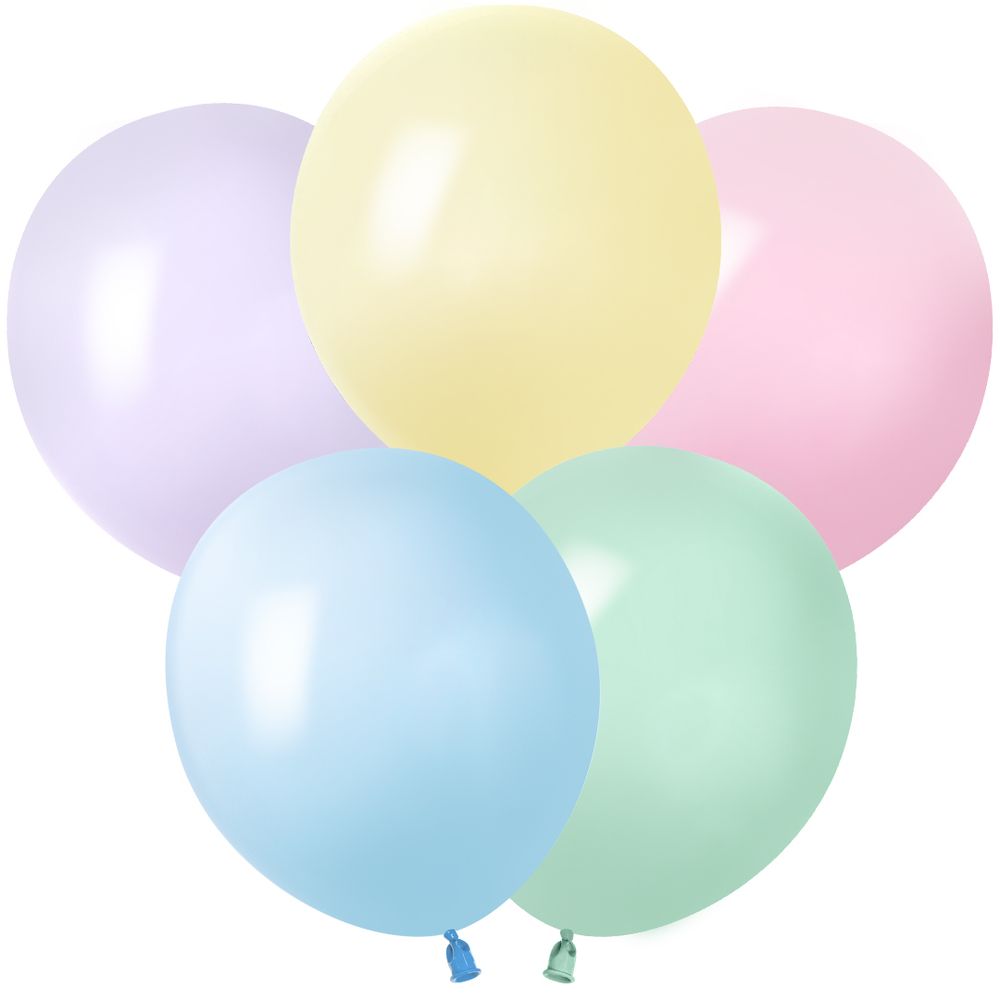 Шар (5''/13 см) Ассорти, макарунс, 100 шт.