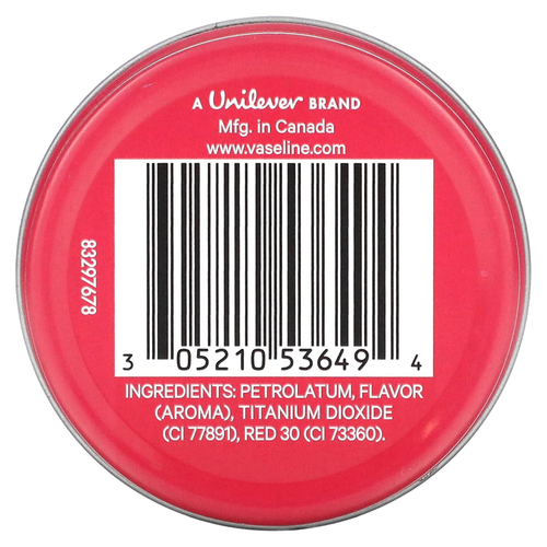 Vaseline, Lip Therapy, розовые губы, 17 г (0,6 унции)