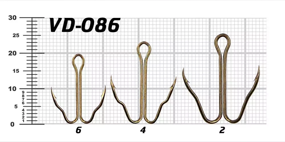 Двойник VD-086 Double Parrot Beak BZ (25шт/уп)