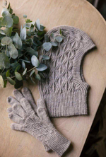 Описание по вязанию балаклавы спицами "Viola"