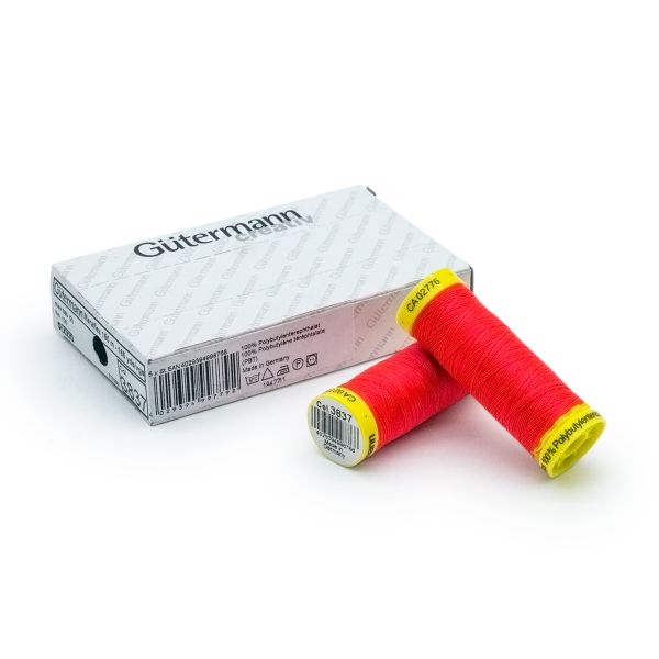 Нитки для трикотажа Gutermann Maraflex 120 (150 метров), 5 кат. | 3837 неоновый розовый