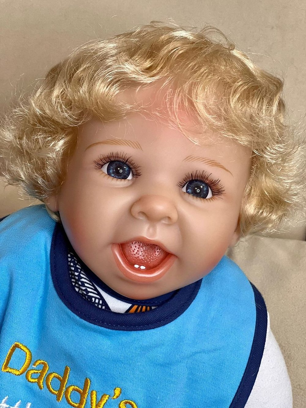 Кукла Реборн мягконабивная 55см в пакете (FA-033)