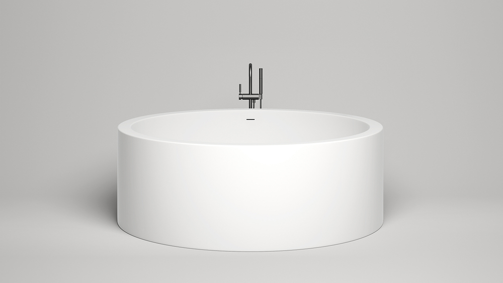 Ванна ISOLA 200x200 матовая покраска по RAL полностью