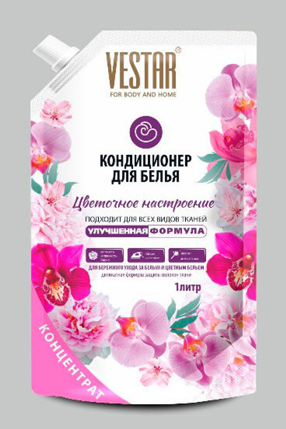 Конд  для белья Цветочное настроение 1,0л (К28) 0279