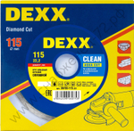 DEXX CLEAN AQUA CUT 115 мм (22.2 мм, 5х1.7 мм), Алмазный диск (36703-115)