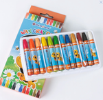 Мелки восковые 12цв. (Darvish)