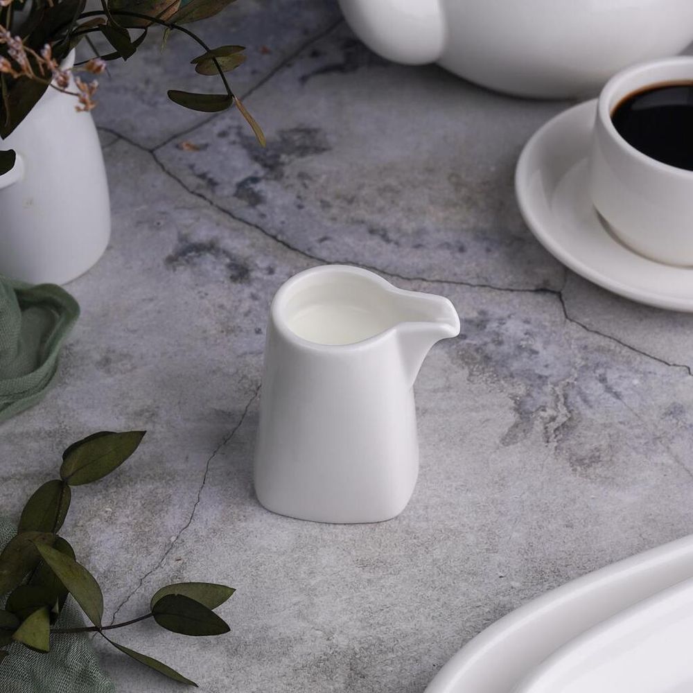 Соусник молочник 55 мл 4,8*4,9 см h6,4 см белый фарфор NEW P.L. Proff Cuisine [12]