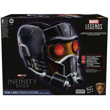 Hasbro Marvel Legends Series - Электронный шлем Звездный Лорд PREMIUM шлем со звуком F6485 / артикул   F6485  / GTIN 5010994185039