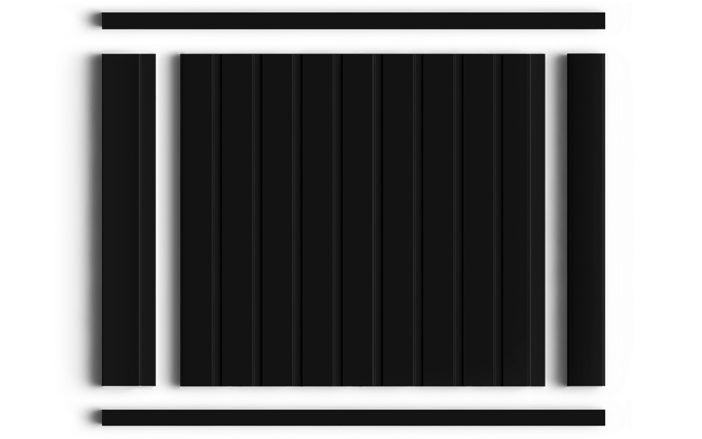 Профиль HiWood декорированный, 12x12 мм