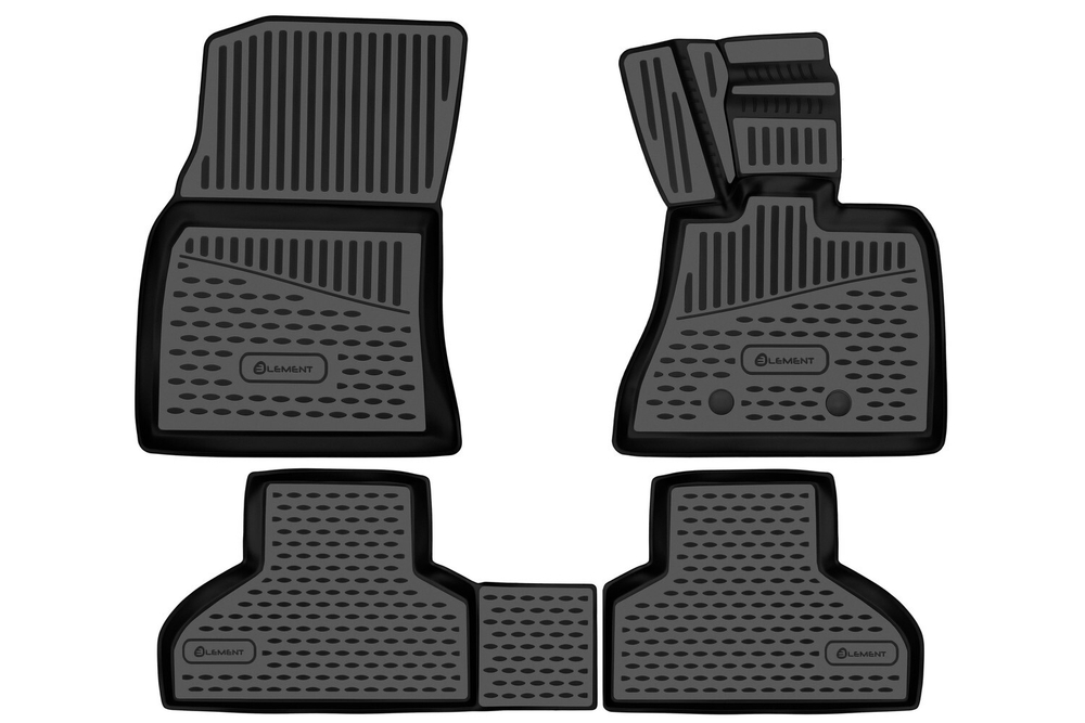 Коврики в салон для BMW X5, 2013-2018, правый руль кроссовер, 4шт. (полиуретан) арт.ELEMENT3D02086210K