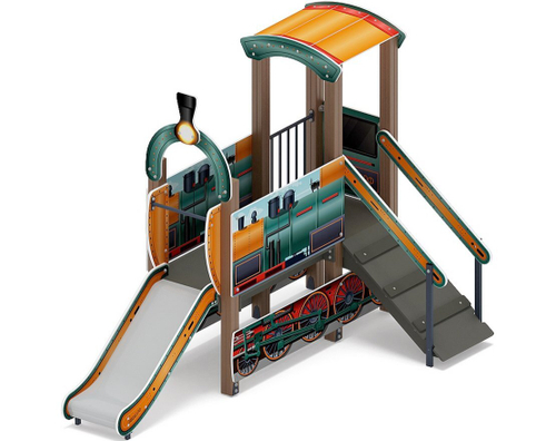 Детский игровой комплекс Паровозик ДИК 1.03.5.01-16 H=750