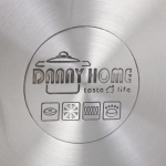 Набор посуды из нержавеющей стали ADELE 3 предмета (3 кастрюли 3,7л, 3,4л, 4,5л), DH10-6